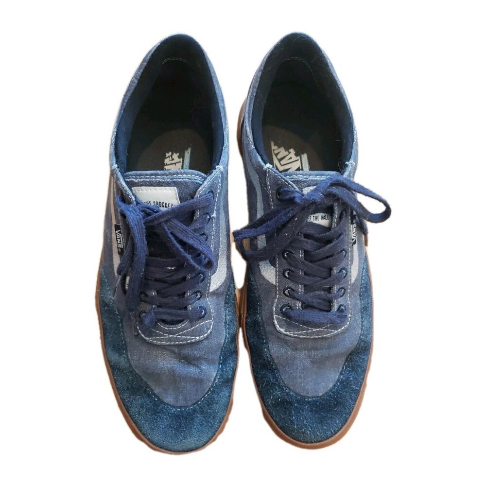 VANS Gilbert Crockett Pro Blue Gum Mens 12 Denim UltraCush Low Top Suede RARE